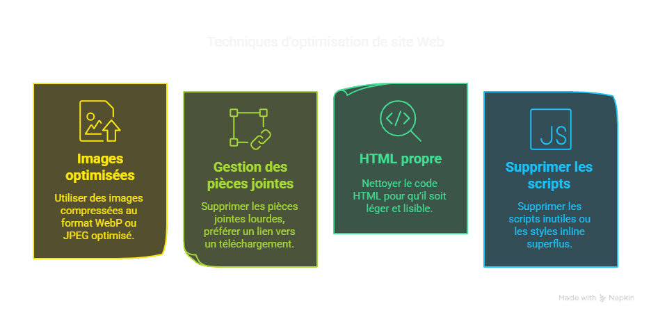 bonnes pratiques compression email pour newsletter écoresponsable