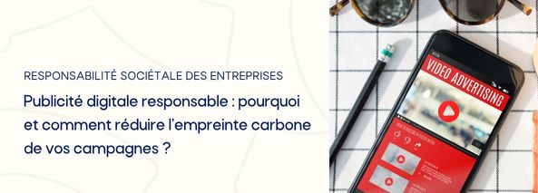 bannière publicité digitale responsable