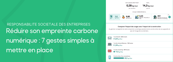 comment réduire son empreinte carbone numérique